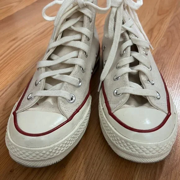 Converse Chuck 70 Vintage Canvas High Top Sneakers, Cream - Women’s 6.5 / Men’s - Picture 6 of 8